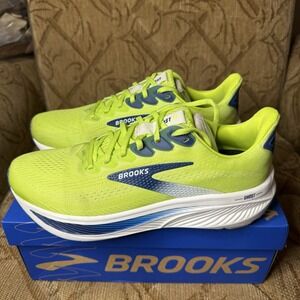 Mens Brooks Ghost 17 Acid Lime Running Shoes Sneakers Size 9 D Excellent